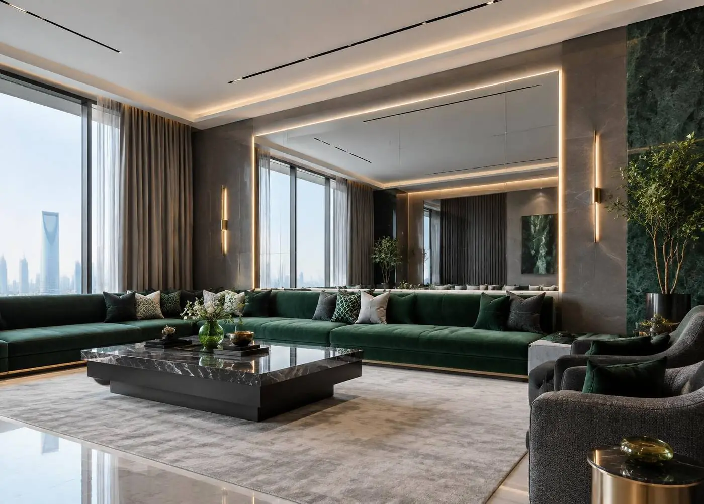 المرايا وأعمال ديكور المرايا